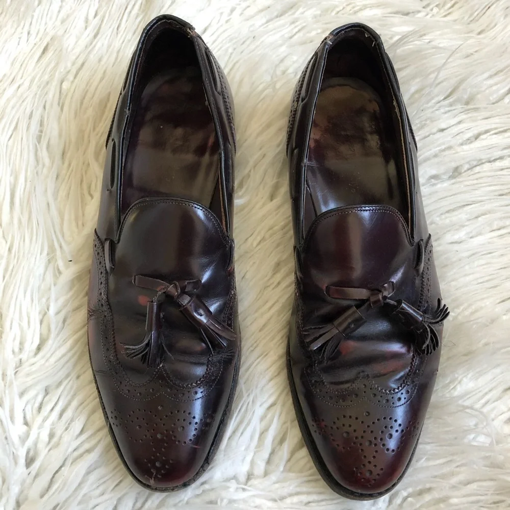 Johnston & Murphy Wingtip Oxblood Brogue Oxfords